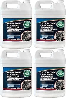 - NORTHWEST ENTERPRISES Ultrasonic Cleaner Solution for Carburetors and Engine Parts. Concentrated Washing Compound for use in Ultrasonic Machines and Immersion Washers - Automotive Fluid (4 Gallons)