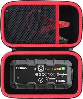Lebakort Storage Case Compatible with Boost X GBX45 1250A 12V UltraSafe Portable Lithium Jump Starter Car Battery Booster Pack