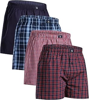 DANISH ENDURANCE American Boxer Shorts (Pack of 4 | 6 Pack), 100% Organic Cotton Men's Boxer Shorts, Soft, Breathable, for Men and Boys