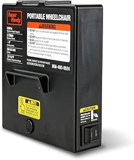 SuperHandy Wheelchair Replacement Battery - 24V 6Ah Lithium Extended-Life, Lightweight & Portable for Enhanced Mobility and Prolonged Use