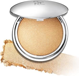 FOCALLURE Shimmer Face Highlighter Makeup Powder, Gel to Powder Glow Finish, Leaving a Lightweight & Healthy Radiance, Long Lasting Luminous Face Body Highlighter Makeup,GD02 Escape Into Hyperspace