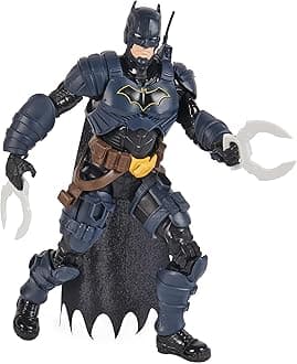 DC Comics, Batman Adventures, Batman Action Figure with 16 Armour Accessories...