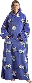 Oversized Blanket Hoodie Extra Long Womens Blanket Hoodie Long Big Blanket Hoodie Wearable Blanket Hoodie