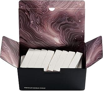 Chalkovsky Premium Edible Chalk Box 35oz (1kg) - Natural Chalk for Eating - Crunchy Belgorod Chalk Sticks - Russian Organic Chalk for Bone Strength - Zero Additives, No Impurities - White 35oz (1kg)