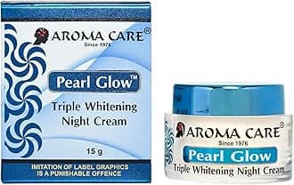 - Aroma Care Pearl Glow Night Cream, 15g – Brightening & Deep Moisturizing Formula with Alpha Arbutin