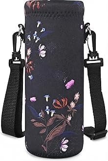 AUPET Water Bottle Bag Carrier,24oz/32oz Insulated Neoprene bottle Sling Holder Case Pouch Cover for 1000ML/750ML Bottles with Shoulder Strap for walking