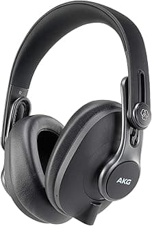 Pro Audio K371BT Bluetooth Wireless Over-Ear, Closed-Back, Portable, Foldable Studio Headphones. 50mm Drivers. Astounding Frequency Response - 5 Hz to 40 kHz. Black
