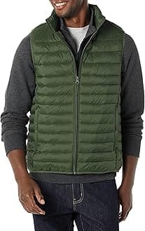 Men's Lightweight Water-Resistant Packable Puffer Vest