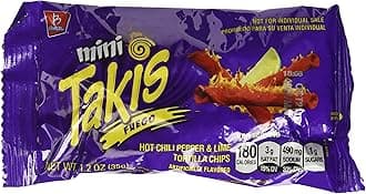 Mini Takis Fuego (9 Bags-1.2oz) - 4 pack
