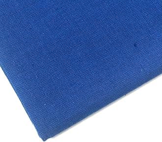 Plain 100% Cotton Fabric - 60 INCH Wide - 10 Colors by M&J® (Royal Blue, 5 METRE)