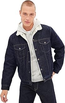 GAP Men's Sherpa Icon Denim Jacket