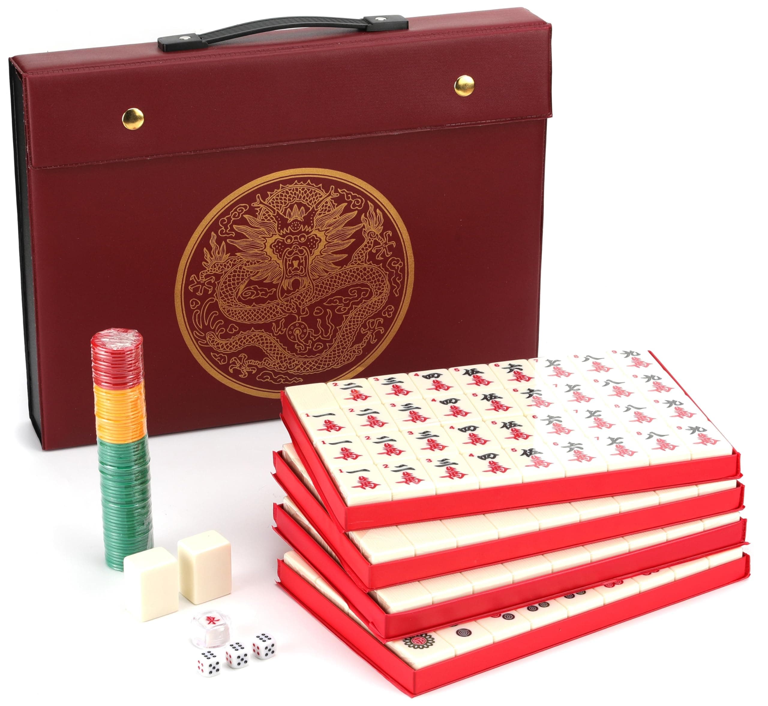 Ivory Color X-large Mahjong Set