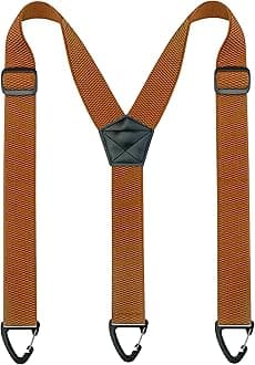Hidden Suspenders for Men Under Clothes with 3 Snap Loop (1.48" Wide)