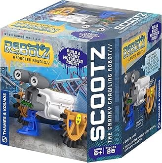 ReBotz: Scootz – The Cranky Crawling Robot | Build a Wacky Motorized Robot! | Collect All 4 | Combine to Make New Robotic Creations | Great Stocking Stuffer, Easter Basket Goodie