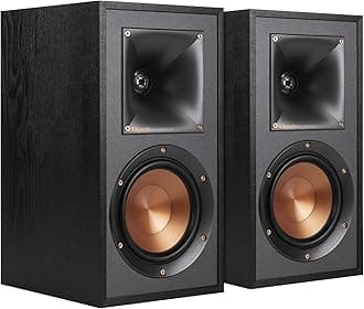 Klipsch 1066234 R-51M Bookshelf Speaker, Pair - Black