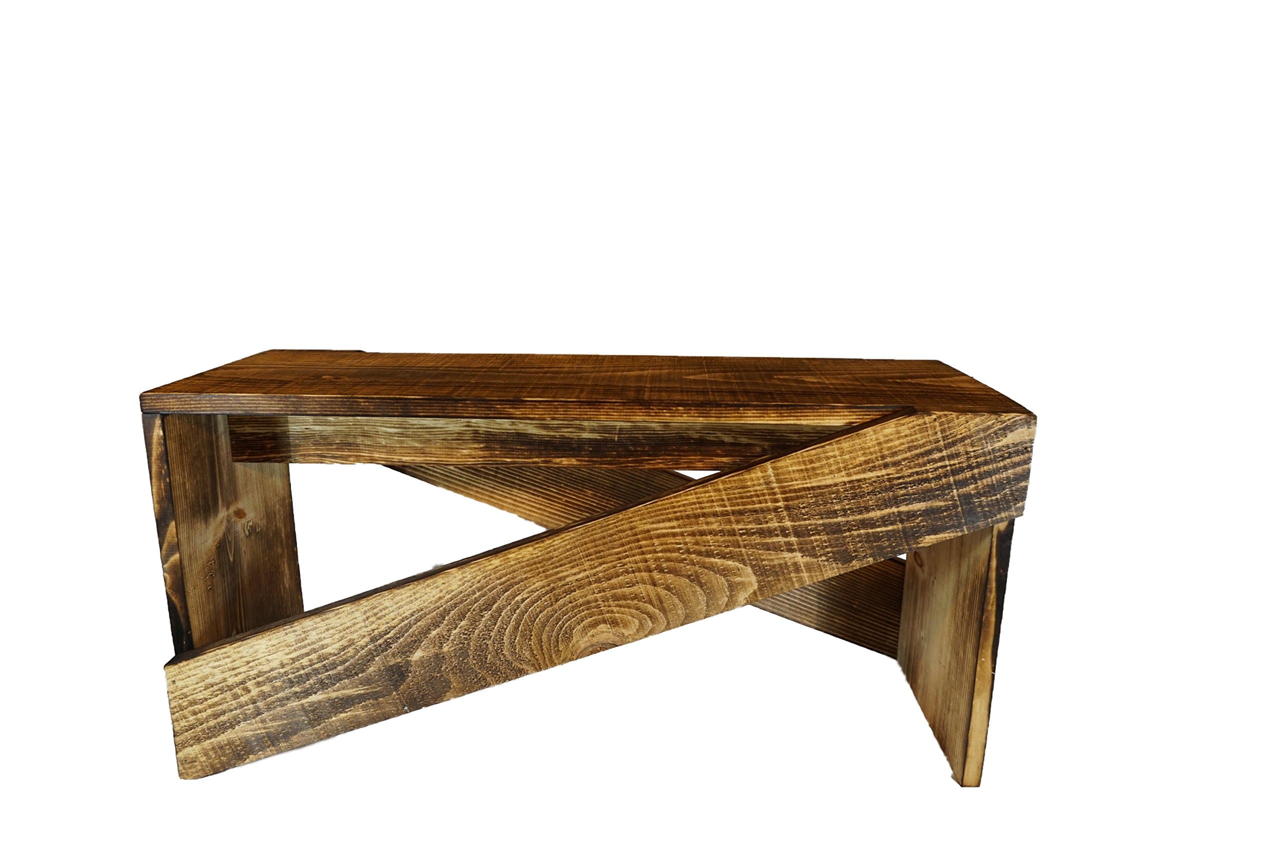 Handmade Rustic/Modern Bench - Flintface Woodshop