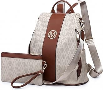 Women Fashion Backpack Purse Multi Pockets Anti-Theft Rucksack Travel Shoulder Bag Handbag