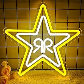 Rockstar Energy Neon Signs for Wall Decor Neon Bar Sign Bar Led Sign Drink Neon Lights for Man Cave Pub Party Light Up Sign Neon Wall Light for Boys Gifts