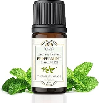 Peppermint Essential Oil for Aromatherapy | 100% Pure & Natural Therapeutic Grade Essential Oil | For Diffuser, Relaxation Cooling, Refreshing Care for Body & Face - 0.34 fl oz