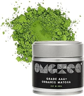 AAA+ Super High-Grade Organic Japanese Matcha Green Tea Powder Ceremonial Grade AAA+ – 30g/30 Servings. 3 Star Great Taste Award Winner 2022.