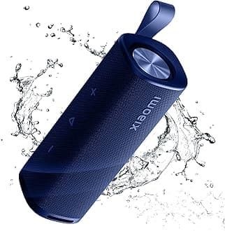 XIAOMI Portable Bluetooth Speaker Bluetooth 5.4, IP67 Wireless Speaker Waterproof with 12 Hours Playback Time, Supports TWS Connection (Blue)
