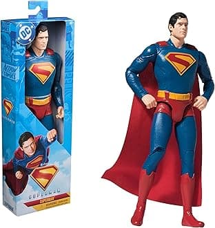 DC Comics, SUPERMAN 30-cm Superhero Action Figure, Kids’ Toys for Boys and Girls’ Pretend Play, For Ages 4 and Up