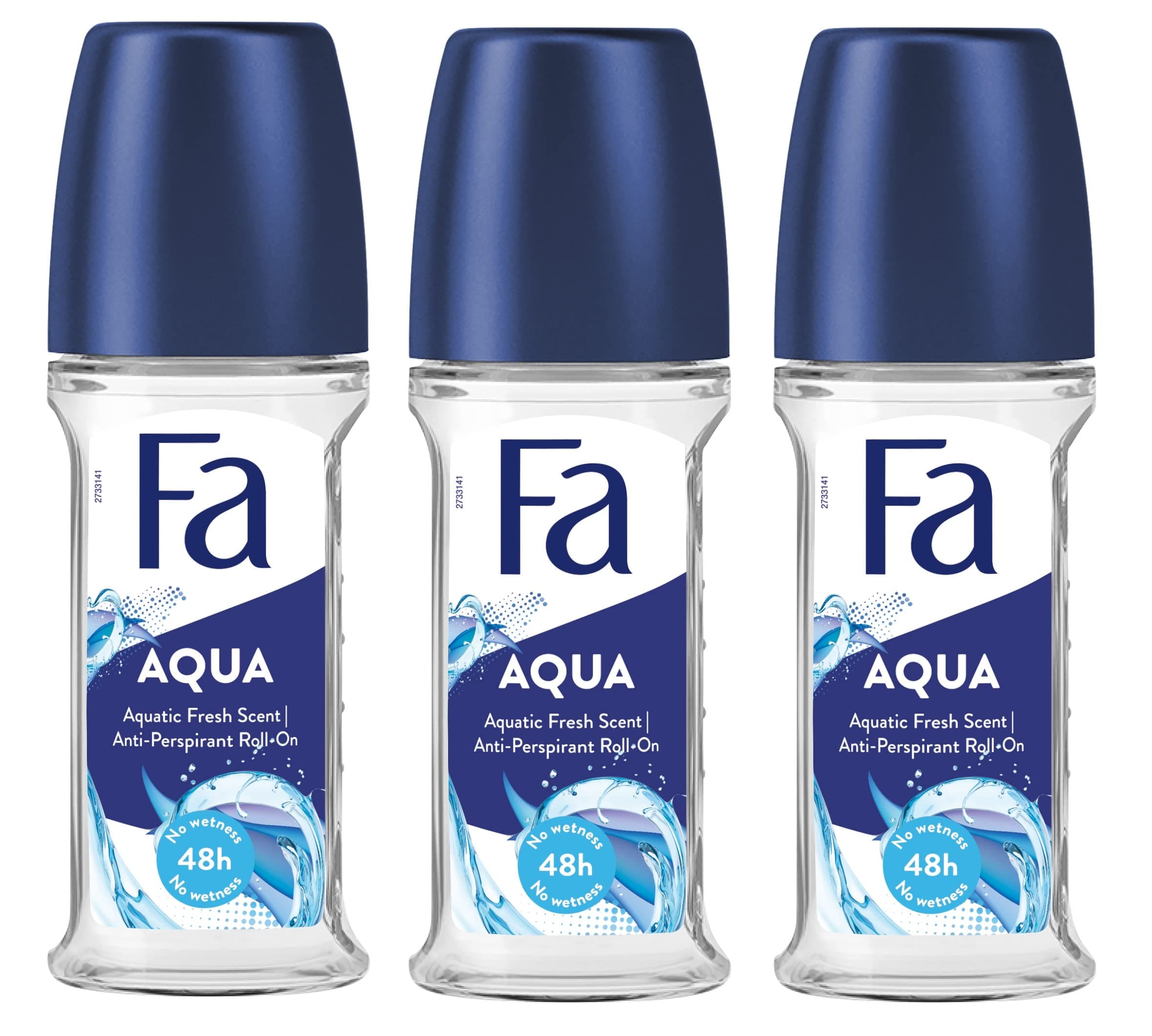 Fa Deodorant 1.7 oz. Roll-On Aqua (3-Pack)