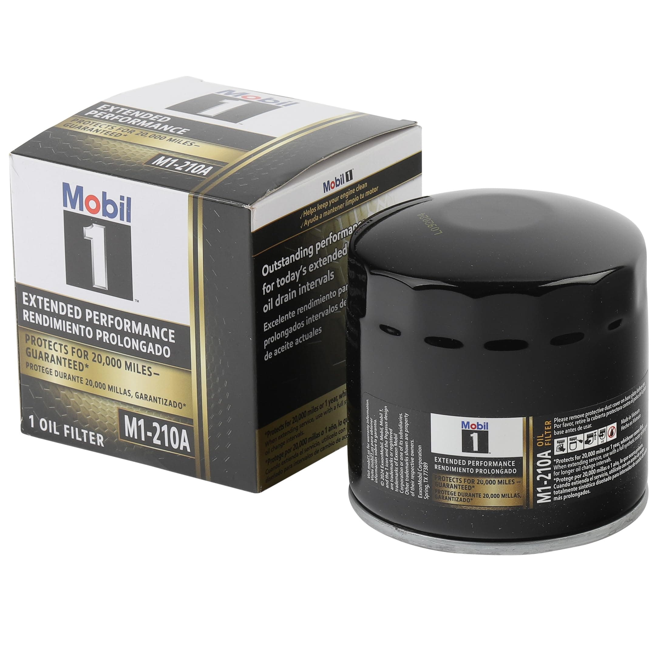 1 M1-210A Extended Performance Spin On Oil Filter - (Pack of 2)