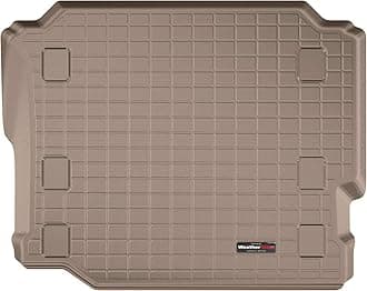 WeatherTech Cargo Trunk Liner for Jeep Wrangler Unlimited 4-Door, Wrangler Unlimited 4-Door, Wrangler 4-Door - Behind 2nd Row (411109), Tan