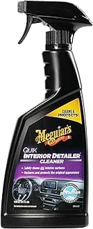 Meguiar's Quik Interior Detailer - This Non-Greasy Formula Cleans and Protects All Interior Surfaces - Easy Cleaning and Interior Detailer - 16 Oz