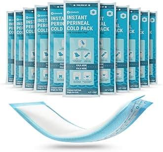 ICEWRAPS Instant Postpartum Pads For Women After Birth - Perineal Ice Packs For Postpartum Care - 12 Individually Wrapped Postpartum Ice Packs For Your Postpartum Essentials Kit