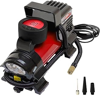 EPAuto 12V DC Portable Air Compressor Pump, Digital Tire Inflator