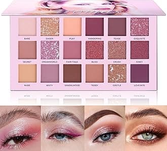 Professional 18 Colors Aromas Nude Eyeshadow Palette Long Lasting Multi Reflective Shimmer Matte Glitter Pressed Pearls Eye Shadow Makeup Pallet Kit