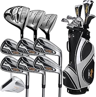 Men's Mustang MK7 Complete Golf Club Package Set [Flex:Regular][14-Pieces]