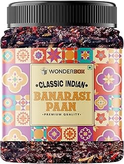 WonderBox Banarasi Meetha Paan Mukhwas – 150 Gm | Traditional Gulkand Paan After Meal Refreshment | Mouth Freshner Without Supari & Areca Nut | No Artificial Preservatives