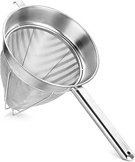 38057 Stainless Steel Reinforced Bouillon Strainer, 10-Inch