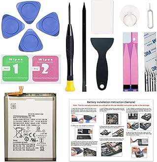 MAXSHARKSFit for Galaxy A32 5G / A42 5G Battery Replacement, with Installation Manual EB-BA426ABY Battery for Samsung Galaxy A32 5G / A42 5G with Repair Toolkit