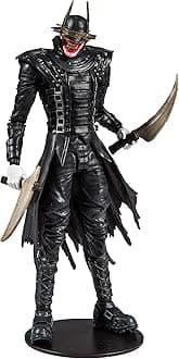 McFarlane Toys DC Multiverse Batman Who Laughs Action Figure with Build-A Rebirth Batmobile (Piece 3)