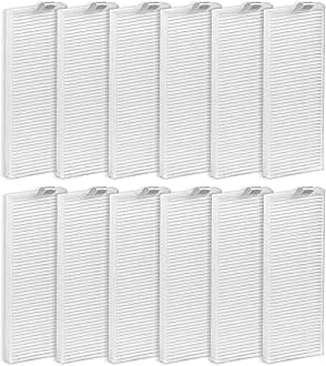 (12 Pieces) HEPA Filters Compatible With Robotic Vacuum Lefant M210B M213S M210S M210 M213, OKP Life K2 K3 K3A K4 K5, Robot Vacuum Cleaner Filter Kit, Replacement Parts 12 Filters Accessory Kit