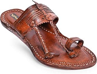 Kolhapuri Chappal for Men | Leather Slippers | Kolapuri Chapal - CS-AB-Parent A13