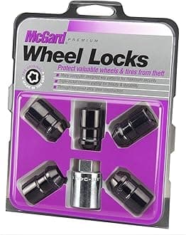 McGard 24526 Wheel Set, Black, 5 Locks / 1 Key