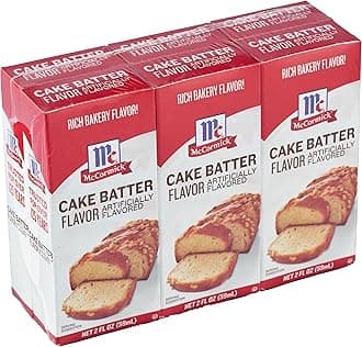 McCormick Cake Batter Flavor, 2 fl oz (Pack of 6)
