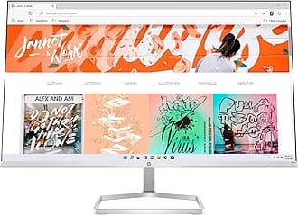 M27fw Full HD 23.8" IPS LCD Monitor with HDMI,VGA,AMD FreeSync - White