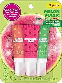 24H Moisture Super Balm Minis- Melon Magic, Limited-Edition Lip Mask, Variety Pack, 0.169 fl oz, 3-Pack