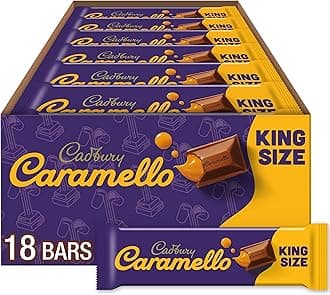 CARAMELLO Milk Chocolate Caramel King Size, Candy Bars, 2.7 oz (18 Count)