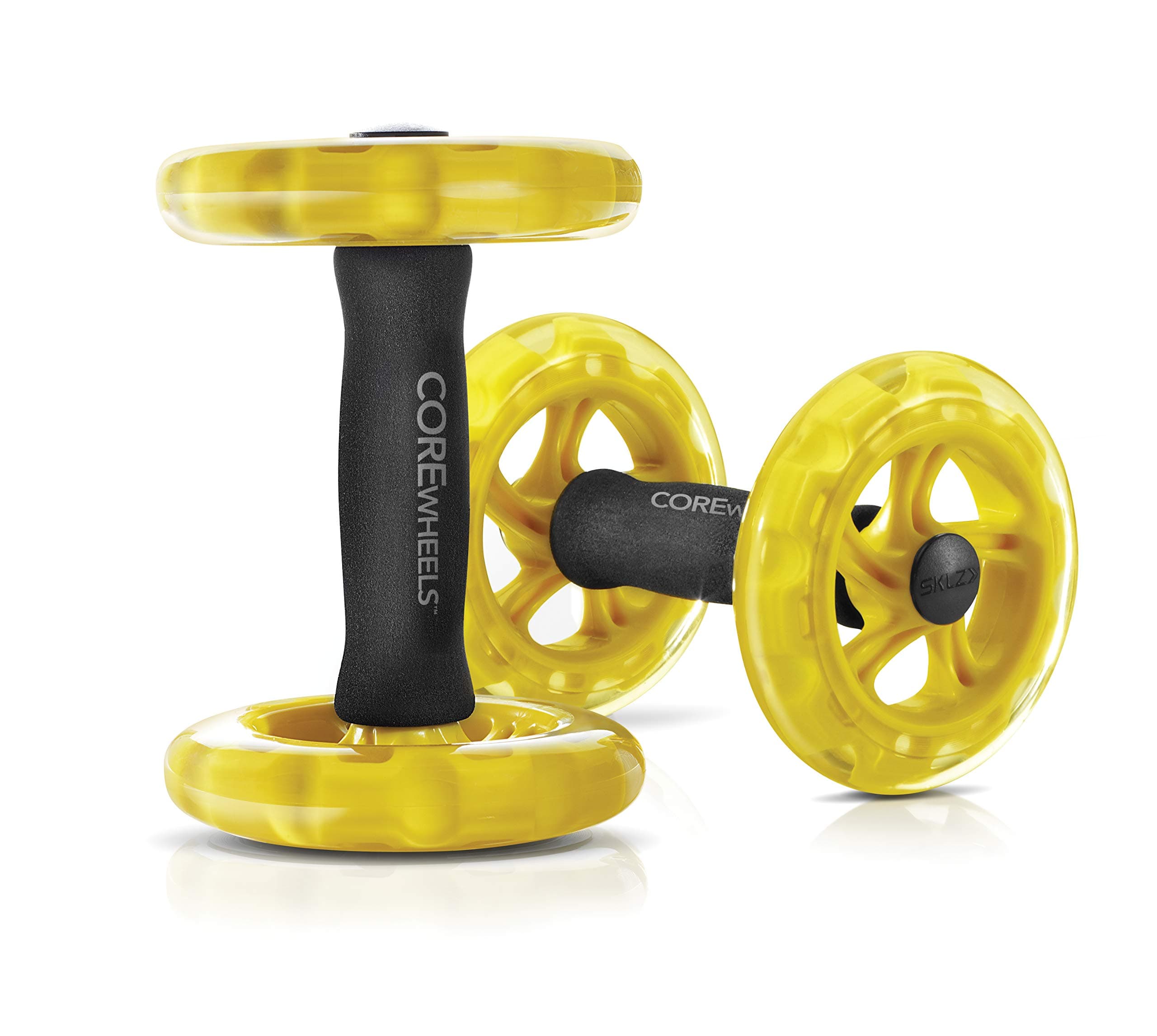 Core Wheels Dynamic Strength & Ab Trainer, Yellow