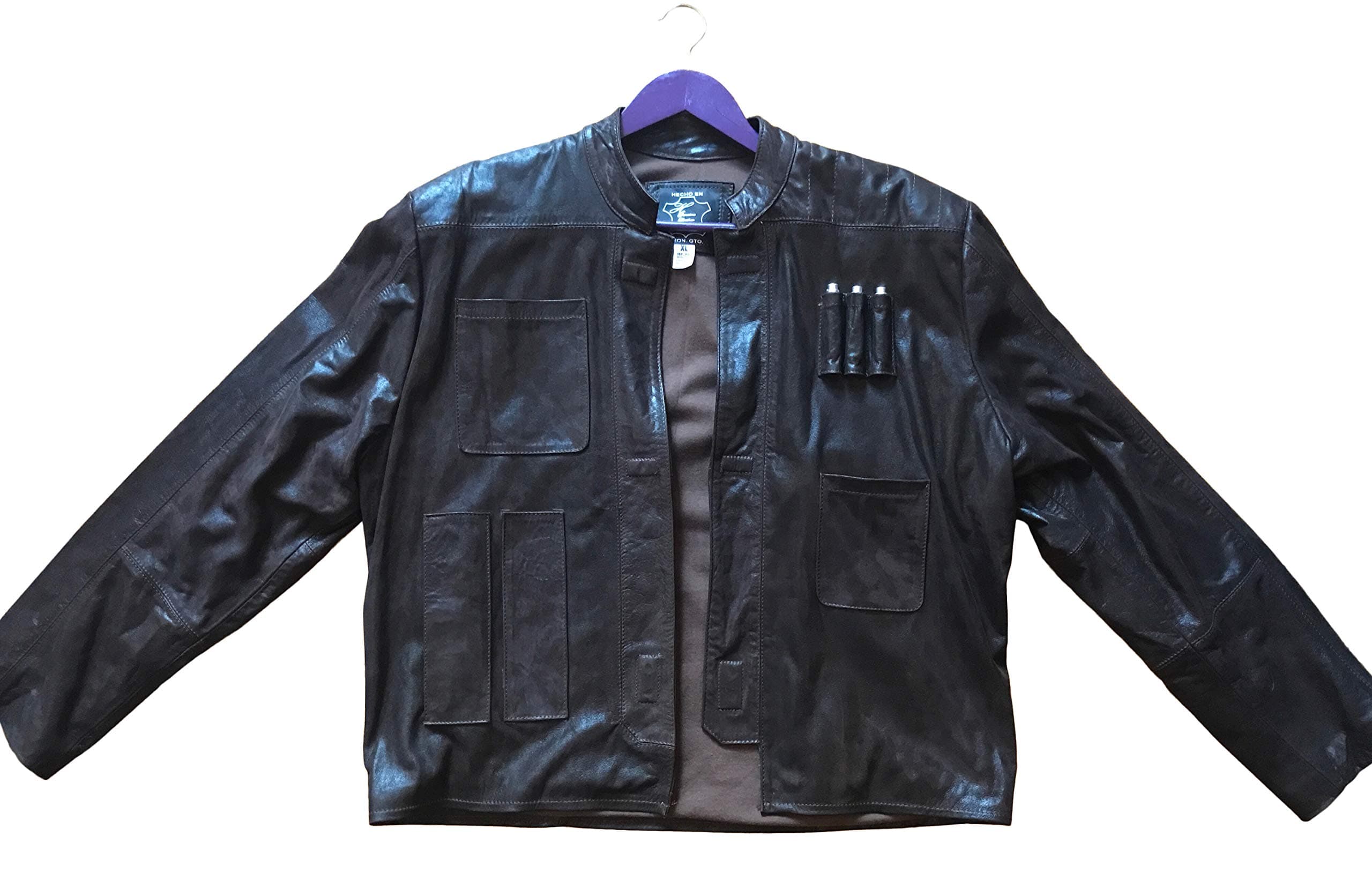 H Solo Lab Leather M Falcon Jacket Stitched