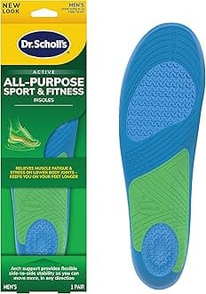 Dr. Scholl’S Athletic Series Sport Insoles For Men, 1 Pair, Size 8-14