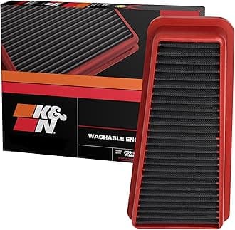 K&N Select Engine Air Filter, Dry Synthetic, Washable, Replacement Filter, Compatible with 2002-2015 Toyota Truck and SUV V6 (4-Runner, Tacoma, Hilux, Land Cruiser, Prado, FJ Cruiser), SA-2281