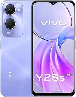 vivo Y28s 5G Dual SIM Twinkling Purple - 8GB RAM | 256GB Storage | 6.56" HD Display | 50MP Camera | 5000mAh Battery | IP64 Water & Dust Resistant - Middle East Version